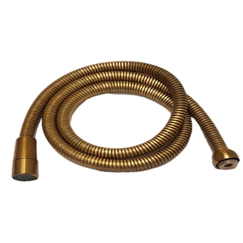 شلنگ توالت مدل ریزبافت تمام برنجی کد 5