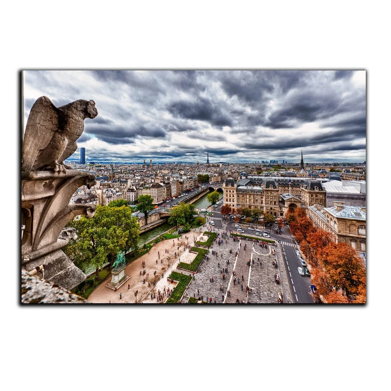 تابلو شاسی بکلیت طرح منظره شهر پاریس مدل SH-327