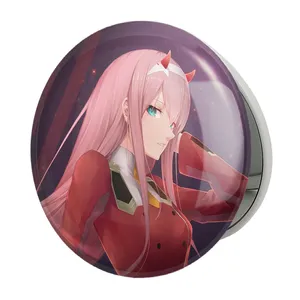 آینه جیبی خندالو طرح زیروتو انیمه دارلینگ Darling مدل تاشو کد 10512 