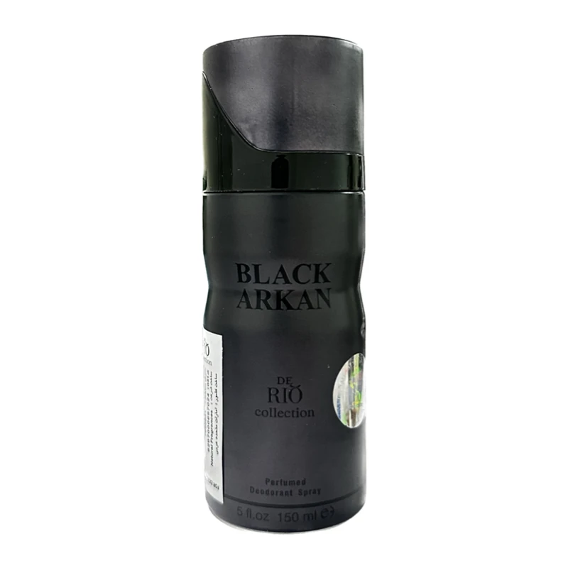 اسپری بدن مردانه ریو کالکشن مدل Black Arkan حجم 150 میلی لیتر