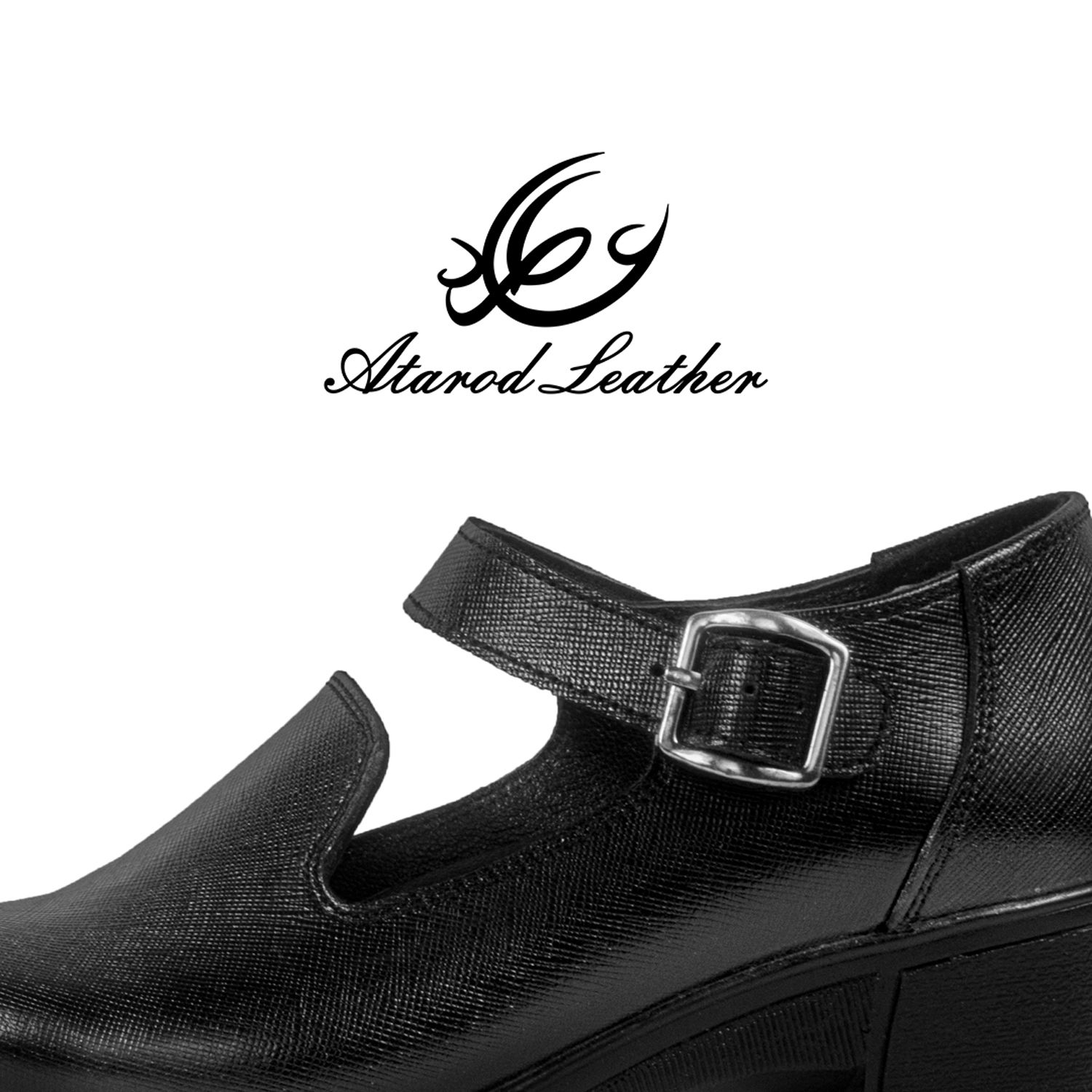 کفش زنانه چرم عطارد مدل چرم طبیعی کد SH260 - - 3