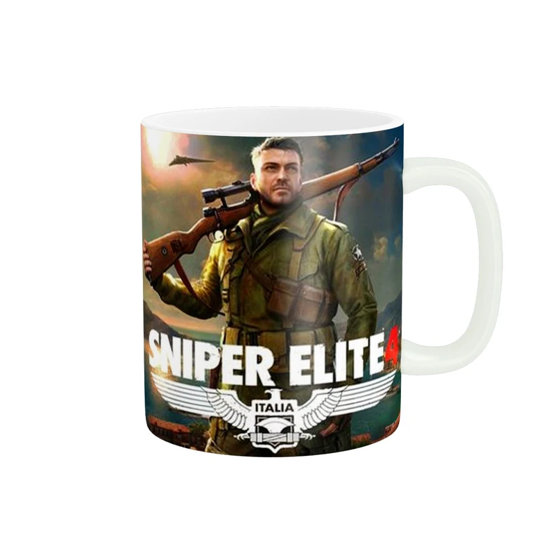 ماگ طرح بازی نخبه تک تیرانداز Sniper Elite کد SniperElite-05