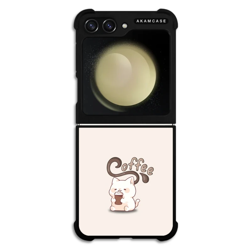 کاور آکام مدل AMC-WSGZFLIP5-COFFEE-19 مناسب برای گوشی موبایل سامسونگ Galaxy Z Flip 5