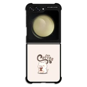 AKAM AMC-WSGZFLIP5-COFFEE-19 Cover For Samsung Galaxy Z Flip 5