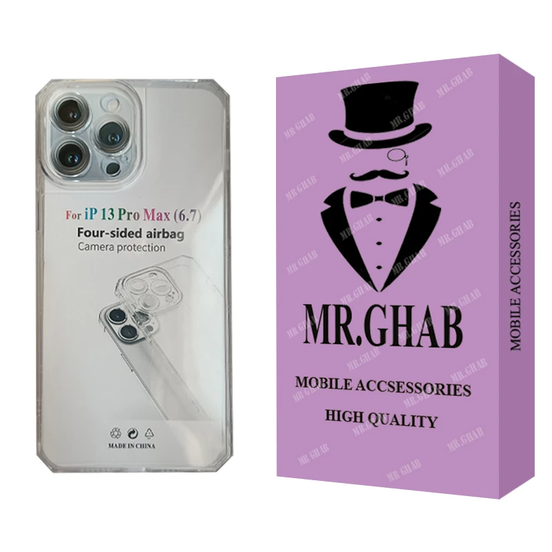 کاور مستر قاب مدل ژله ای مناسب برای گوشی موبایل اپل iPhone 13 Pro Max