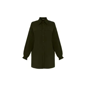 مانتو زنانه بنیس مدل دیبا رنگ سبز