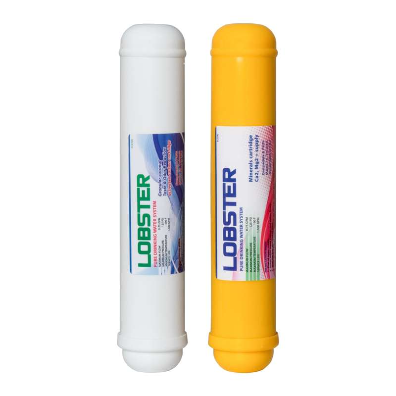 فیلتر دستگاه تصفیه کننده آب لابستر مدل پست کربن و مینرال مجموعه 2 عددی فیلتر دستگاه تصفیه کننده آب لابستر مدل پست کربن و مینرال مجموعه 2 عددی