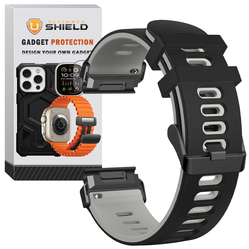 بند آلتیمیت شیلد مدل Hike GRM22 مناسب برای ساعت هوشمند گارمین Descent G1 / Descent G1 Solar (22mm)
