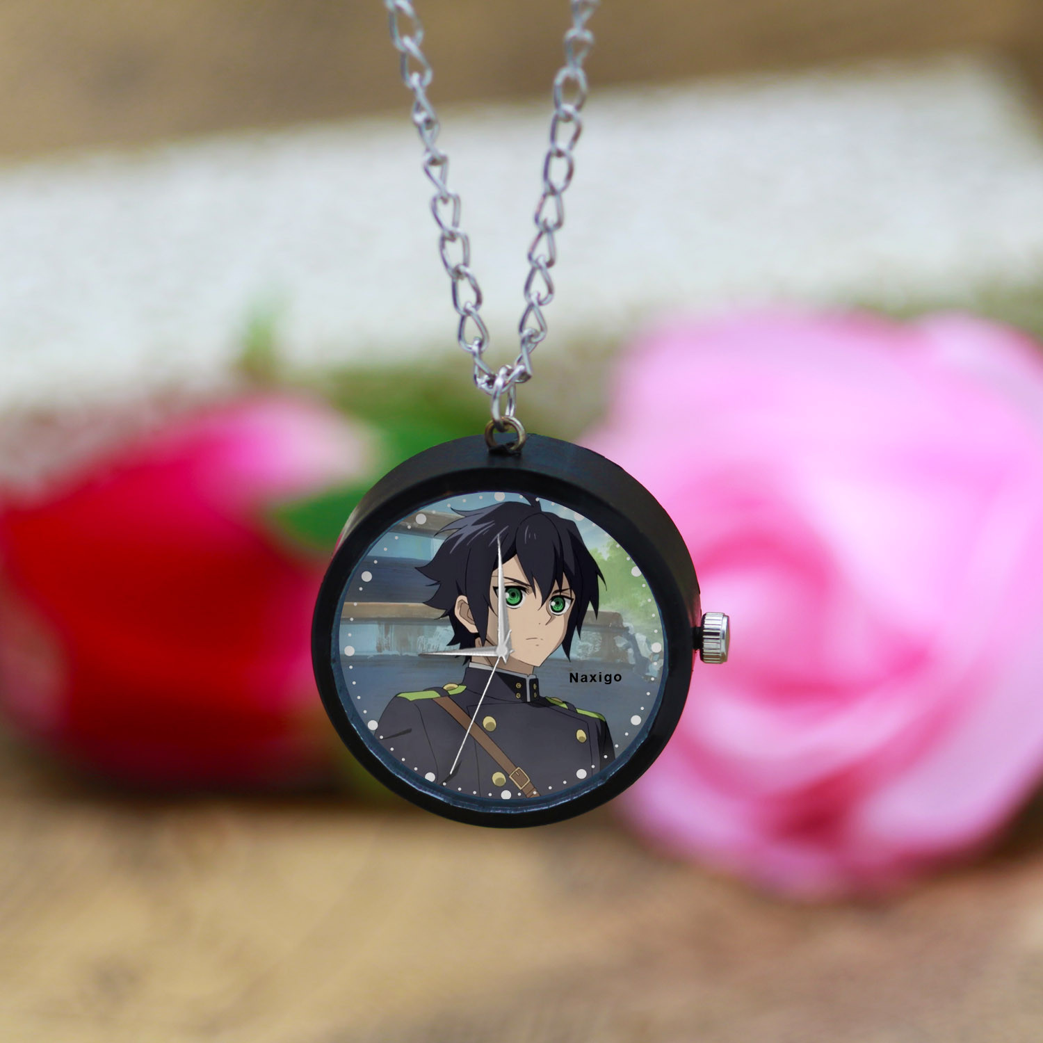 ساعت گردنبندی عقربه ای ناکسیگو مدل اسرافیل پایانی کد NF13647