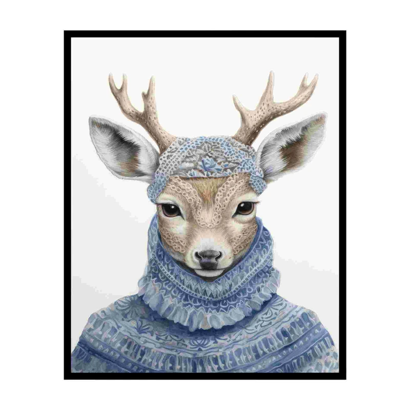 پوستر مدل چاپ گوزن هنر پرتره