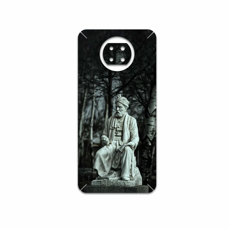 برچسب پوششی ماهوت مدل Ferdowsi-Logo مناسب برای گوشی موبایل شیائومی Redmi Note 9T