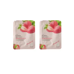 ماسک صورت چلیکا مدل توت فرنگی حجم 25 میلی لیتر مجموعه 2 عددی