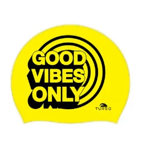 کلاه شنا توربو مدل  GOOD VIBES ONLY