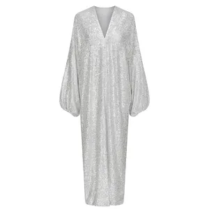 مانتو مجلسی زنانه مدل پولکی کد 2287