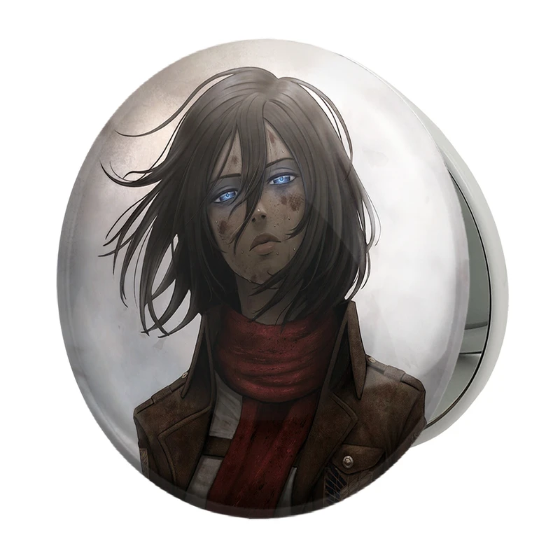 آینه جیبی خندالو طرح میکاسا اکرمن انیمه اتک آن تایتان Attack on Titan مدل تاشو کد 18520 