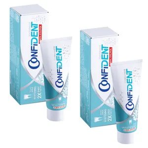 خمیر دندان کانفیدنت مدل Whitening-Max حجم 100 گرم مجموعه 2 عددی