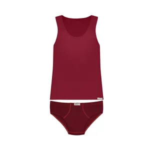 ست شورت و زیرپوش مردانه برهان تن پوش مدل 001-1-4 بسته 2 عددی