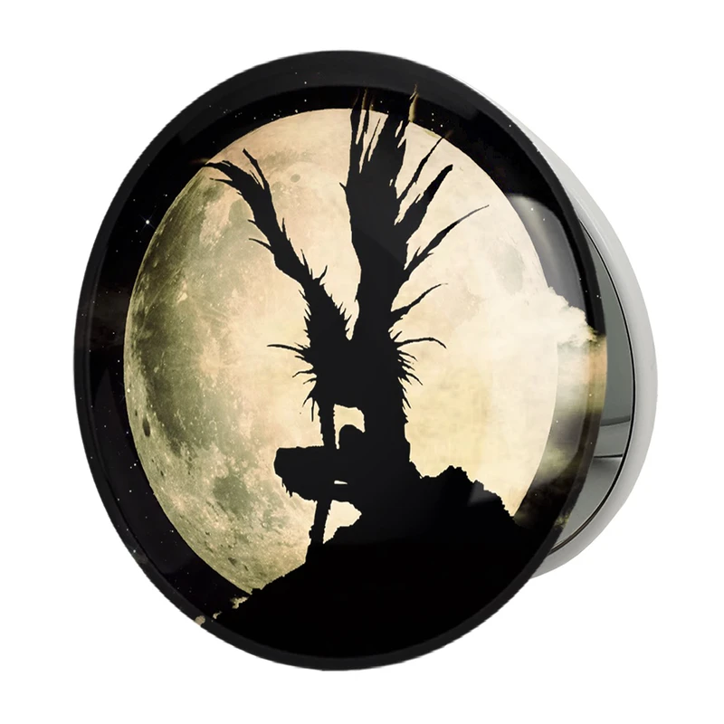 آینه جیبی خندالو طرح نماد شینیگامی انیمه دفترچه مرگ Death Note مدل تاشو کد 11316 