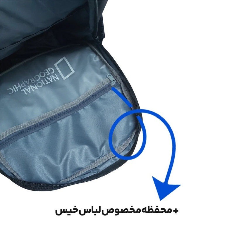 کوله پشتی لپ تاپ پرزیدنت مدل Giant مناسب برای لپ تاپ 14.1 تا 15.6 اینچی