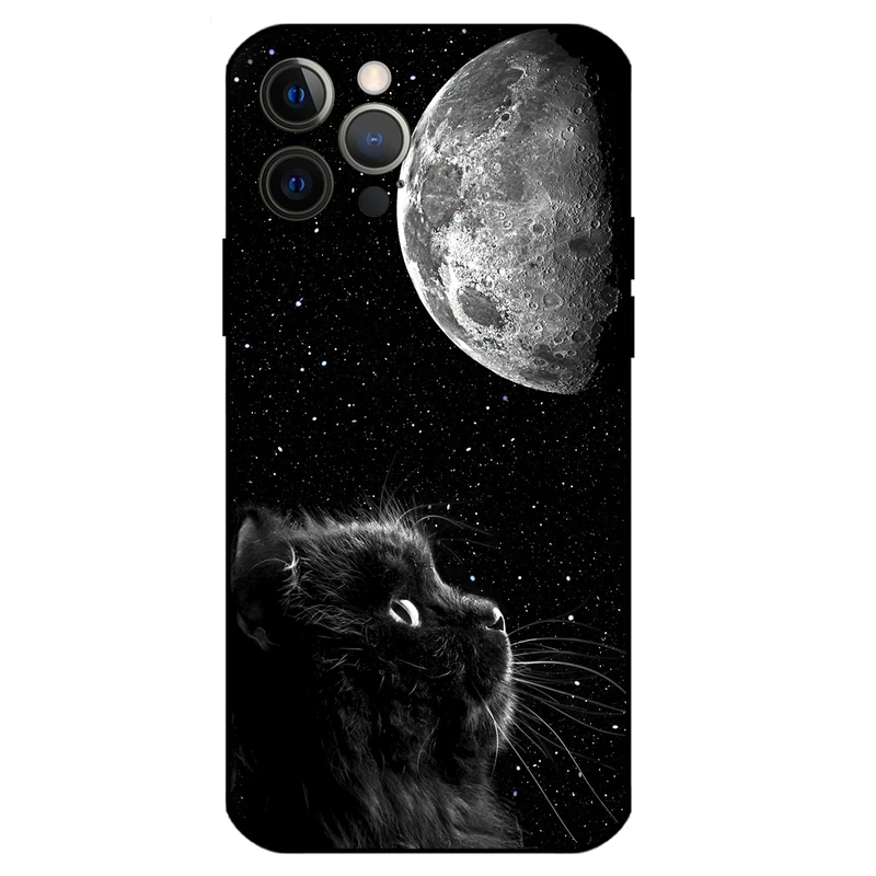 کاور مگافون طرح گربه مدل 1882 مناسب برای گوشی موبایل اپل Iphone 12 Pro Max     