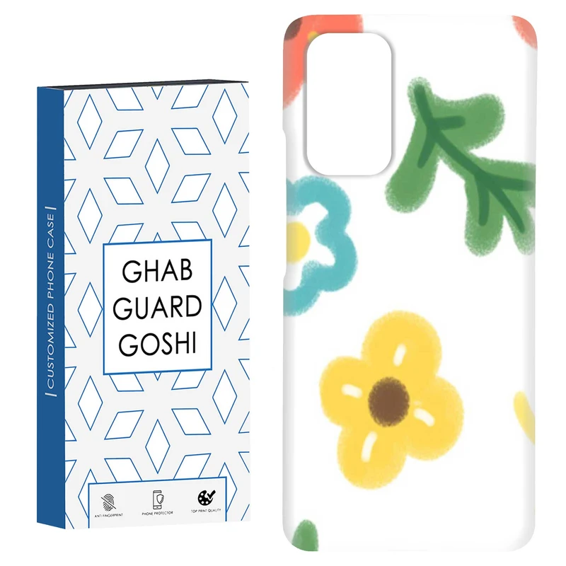 کاور قاب گارد گوشی طرح گل رنگی کد Dimo-876 مناسب برای گوشی موبایل شیائومی Redmi Note 9 4G / Redmi 9T