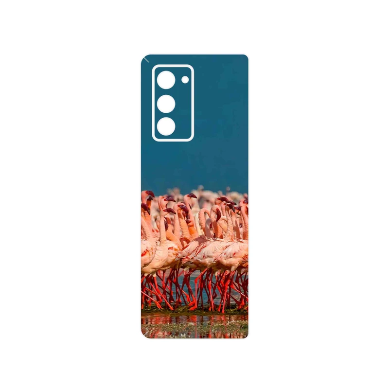 برچسب پوششی ماهوت مدل Flamingo مناسب برای گوشی موبایل سامسونگ Galaxy Z FOLD 2