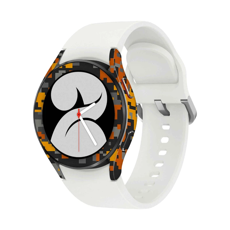  برچسب ماهوت طرح Army-Autumn-pixel مناسب برای ساعت هوشمند سامسونگ Watch4 40mm