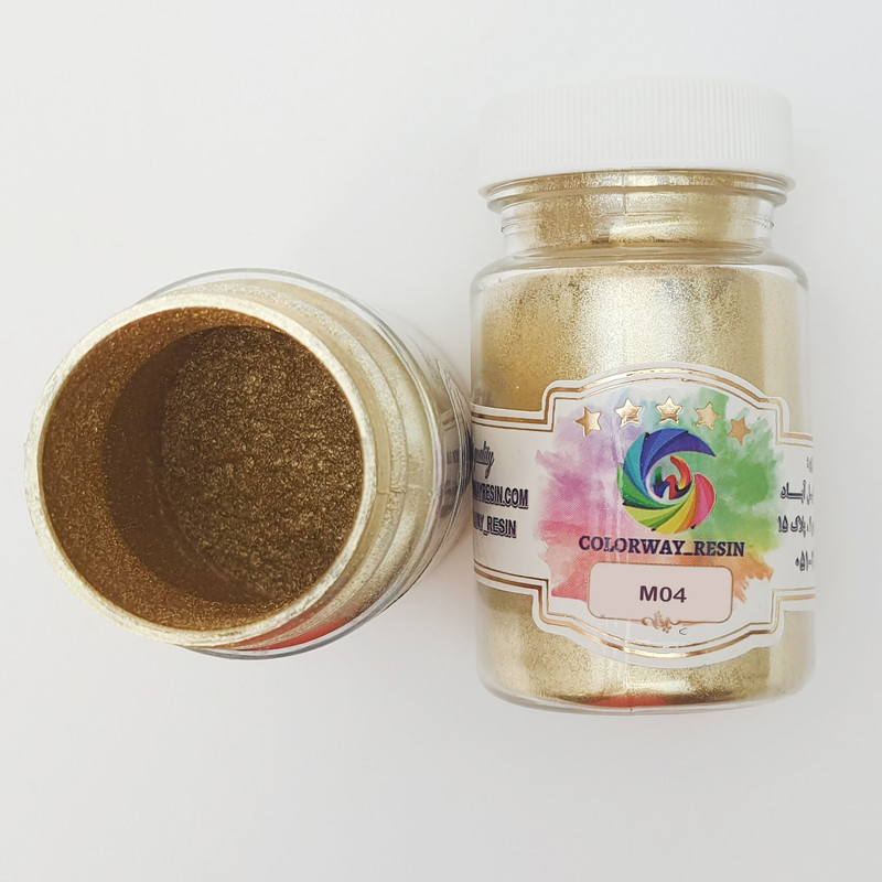 پودر رنگ رزین کالروی مدل فلزی حجم 35 میلی لیتر