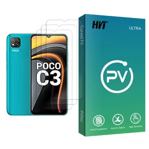 HVT PV Glass MIX003 Screen Protector For Xiaomi Poco C3 Pack Of 3
