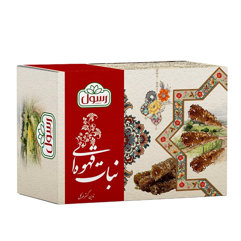 نبات قهوه ای چوبی رسول - 500 گرم