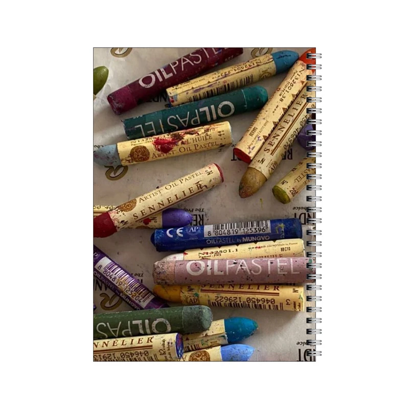 دفتر مشق 80 برگ بامبیلیپ طرح مداد شمعی و نقاشی کد 4119059