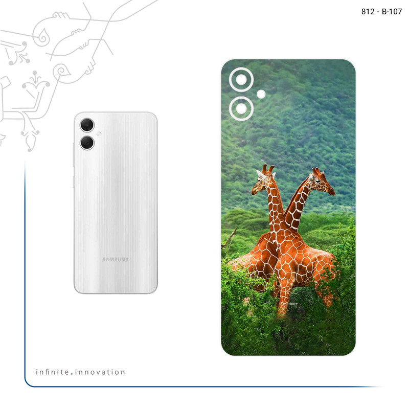 برچسب پوششی ماهوت مدل Giraffe مناسب برای گوشی موبایل سامسونگ Galaxy A05