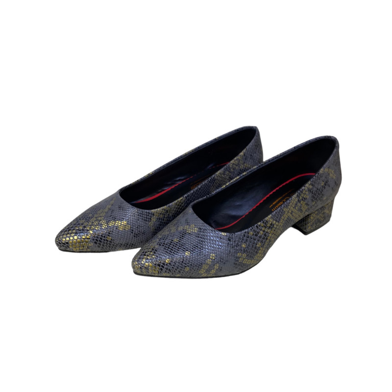 کفش زنانه مدل پیتون رنگ طوسی