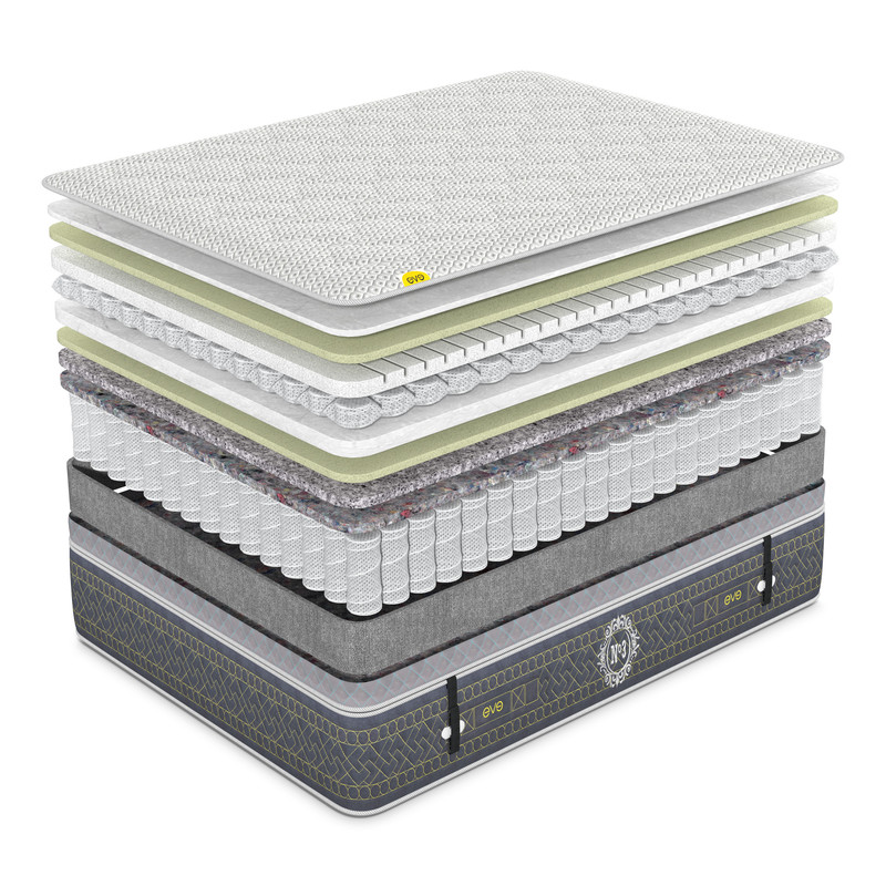 تشک اوه مدل No.3 High End Medical Pad منفصل دو نفره سایز 200 × 160 سانتی متر