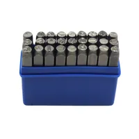 سنبه حروف تندیس مدل YP-8MM مجموعه 27 عددی 