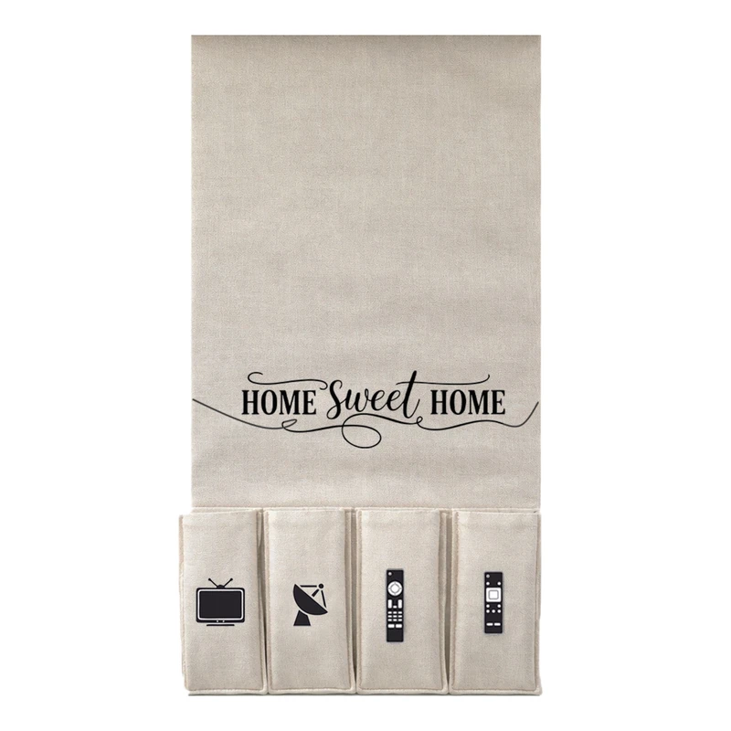 جای ریموت کنترل طرح لینن مدل home sweet home کد r1