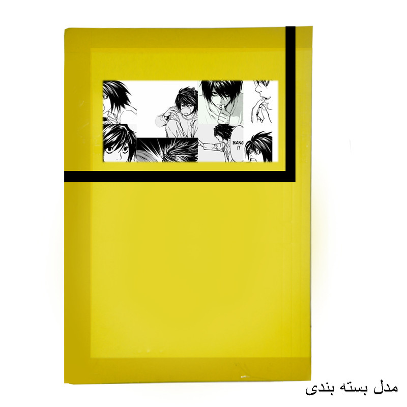 پوستر مدل ال L طرح انیمه دفترچه مرگ Death note کد 386