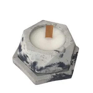 شمع مدل شش ضلعی مجموعه 2 عددی
