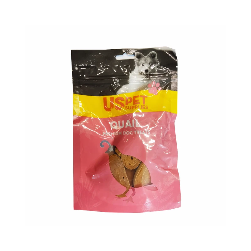 تشویقی سگ یو اس پت مدل سوشی طعم بلدرچین وزن 100 گرم