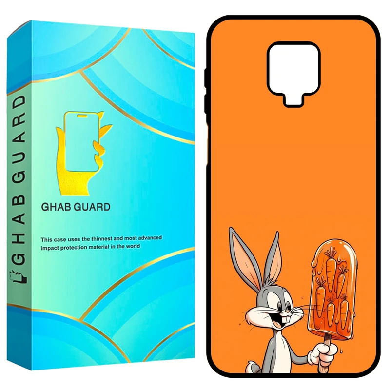 کاور قاب گارد طرح خرگوش مدل GCHPN9S مناسب برای گوشی موبایل شیائومی Redmi Note 9S / Redmi Note 9 Pro / Redmi Note 9 Pro Max