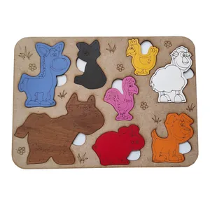 پازل 8 تکه مدل حیوانات اهلی کد WPZL-013