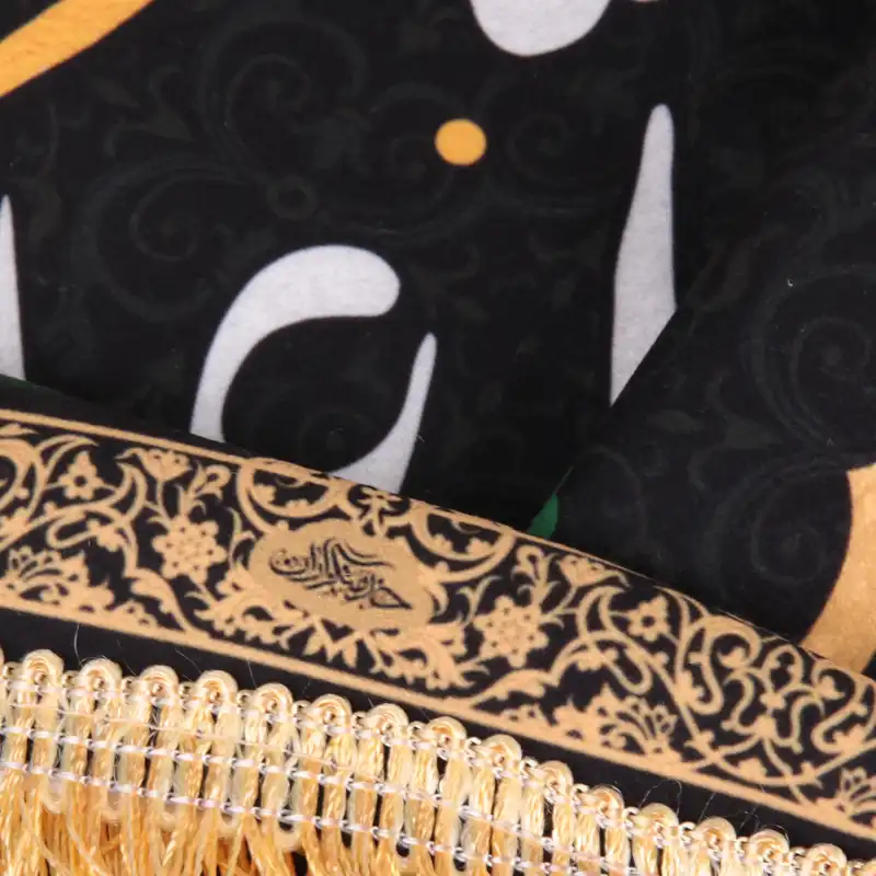 پرچم خدمتگزاران مدل کتیبه محرمی با طرح صلی الله علیک یا اباعبدالله الحسین 40002921