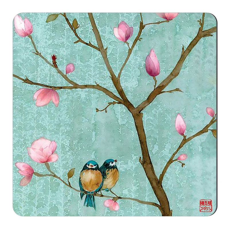  مگنت طرح پرنده و شکوفه کد wmg1853