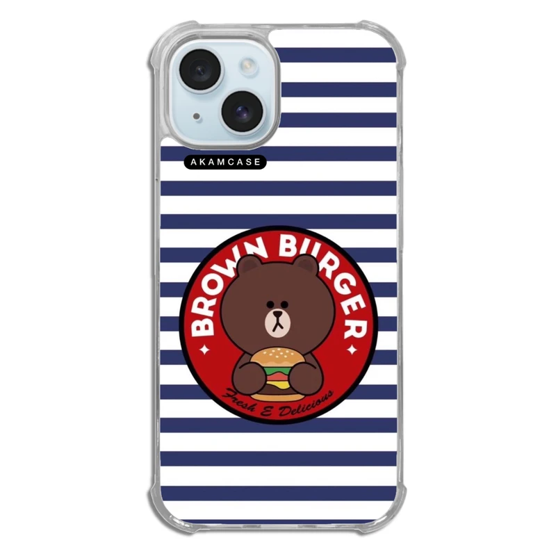 کاور آکام مدل AMCWTA15-BROWN13 مناسب برای گوشی موبایل اپل iPhone 15