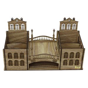 نقد و بررسی جامدادی رومیزی  رانزو گالری مدل ساختمان کلاسیک کد 0107 توسط خریداران