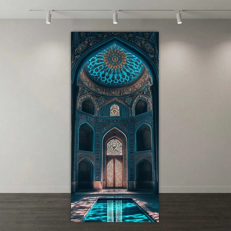 پوستر طرح  معماری مدل کاشی‌کاری سنتی ایرانی کد DV2260