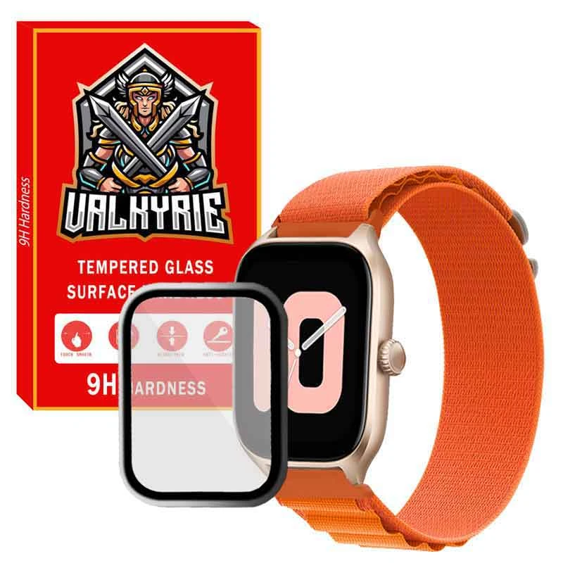 بند والکری مدل LOOP ALPINE مناسب برای ساعت هوشمند آمازفیت BIP U PRO به همراه محافظ صفحه نمایش