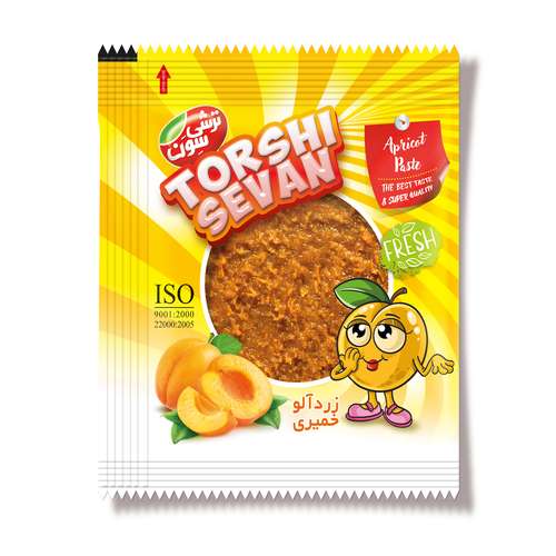 تمر زردآلو خمیری ترش سون - 40 گرم بسته 10 عددی