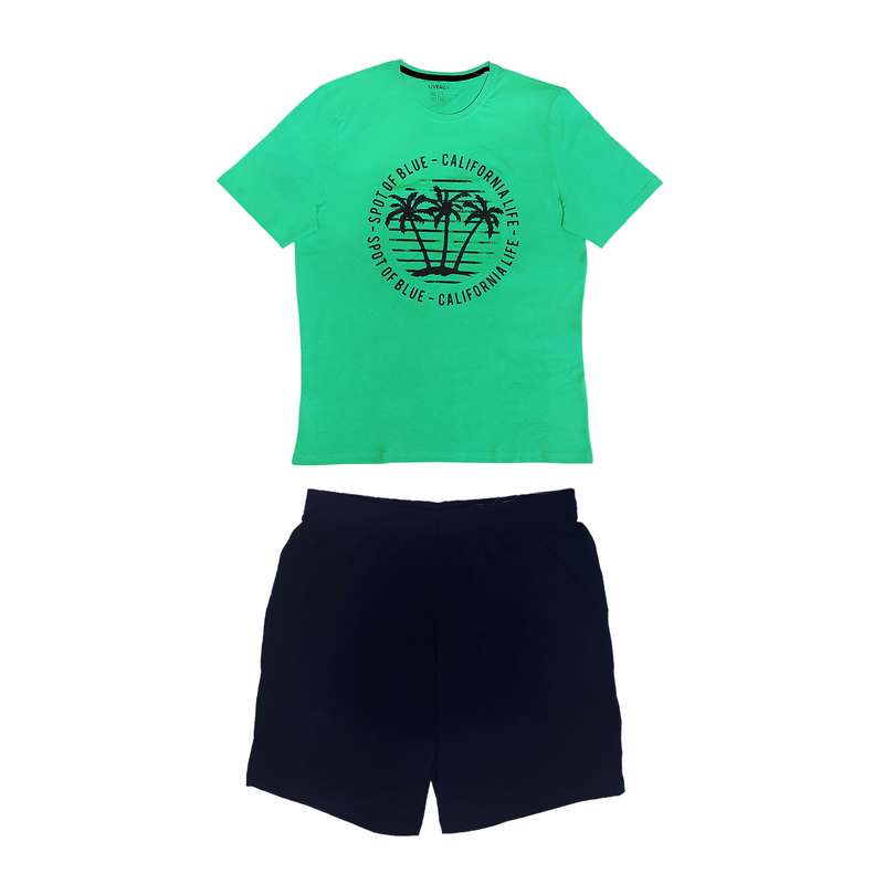 ست تی شرت و شلوارک مردانه لیورجی کد S111