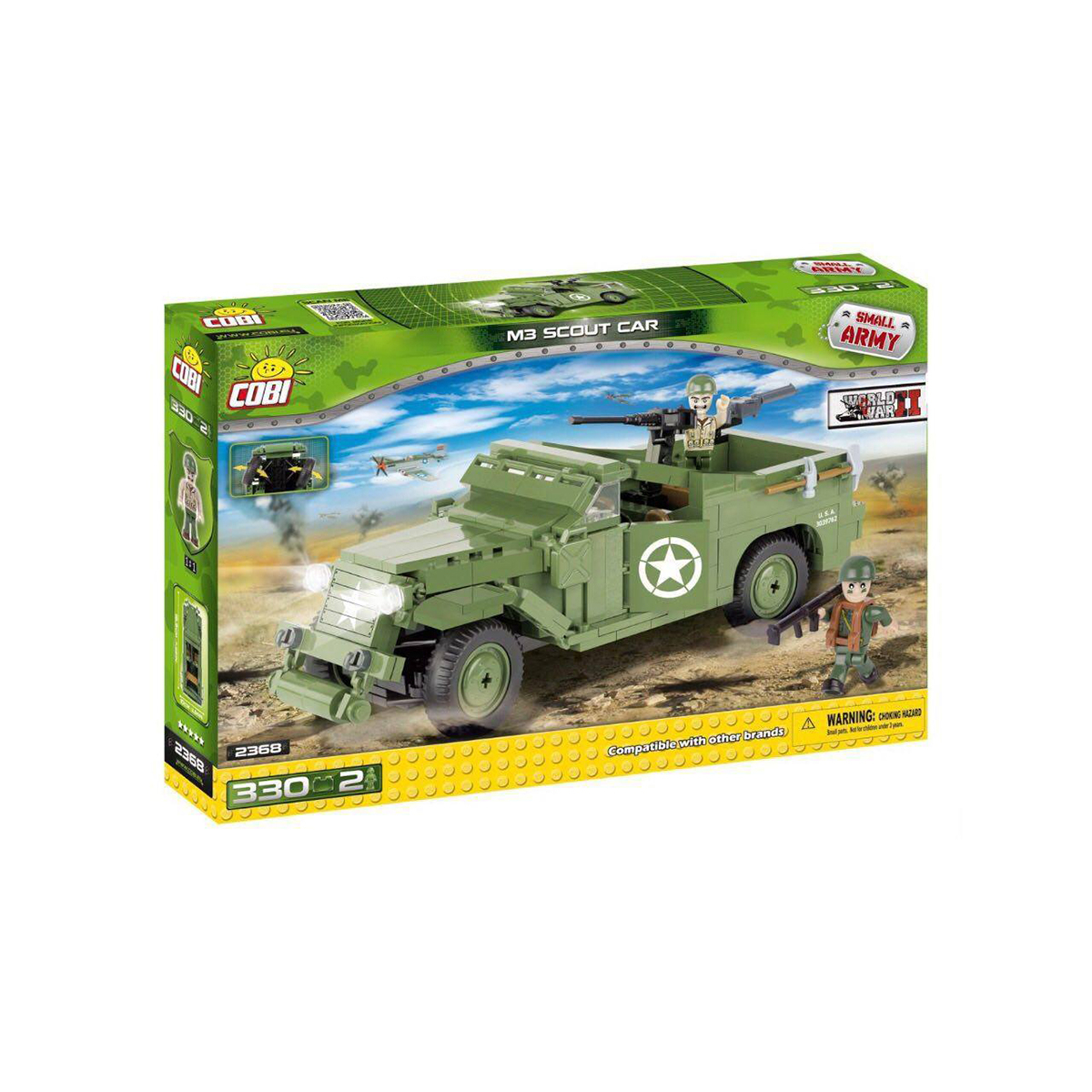 ساختنی کوبی مدل smallarmy m3 scout car کد 2368